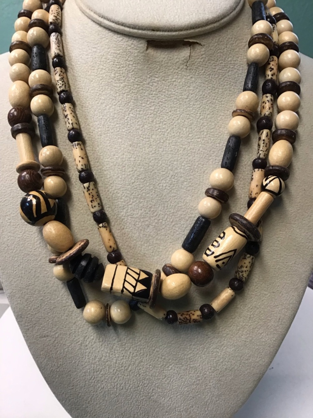 Vintage Trade Bead Necklace